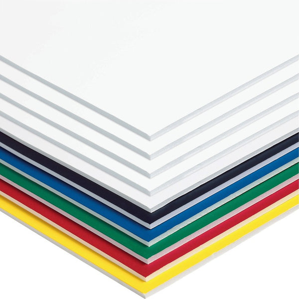 UCreate Foam Board, 3/16&quot; Thick, 20&quot; x 30&quot;, Assorted (PAC5554) Pack of 10