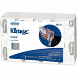 Kleenex C-Fold Hand Towels, 1 Ply, C-fold, 10.10" x 13.25", White, 150/Bag, 4/Pack (KCC88115) Pack of 4