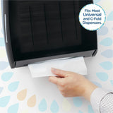 Kleenex C-Fold Hand Towels, 1 Ply, C-fold, 10.10" x 13.25", White, 150/Bag, 4/Pack (KCC88115) Pack of 4