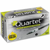 Quartet EnduraGlide Dry-Erase Markers, Erasable, Black Ink, 12/Box (QRT500113M) Box of 12