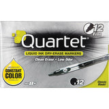 Quartet EnduraGlide Dry-Erase Markers, Erasable, Black Ink, 12/Box (QRT500113M) Box of 12