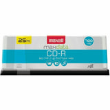Maxell CD-R700 CD Recordable Media, Light Green, CD-R, 48x, 700 MB, 120mm, 1.33 Hour Maximum Recording Time, 25/Pack (MAX648445) Pack of 25