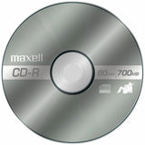 Maxell CD-R700 CD Recordable Media, Light Green, CD-R, 48x, 700 MB, 120mm, 1.33 Hour Maximum Recording Time, 25/Pack (MAX648445) Pack of 25