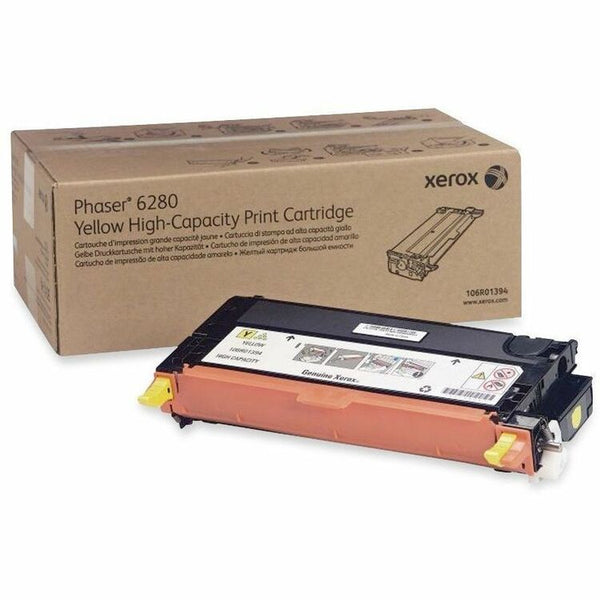 Xerox 106R01394 High-Yield Toner, 5900 Page-Yield, Yellow (XER106R01394)