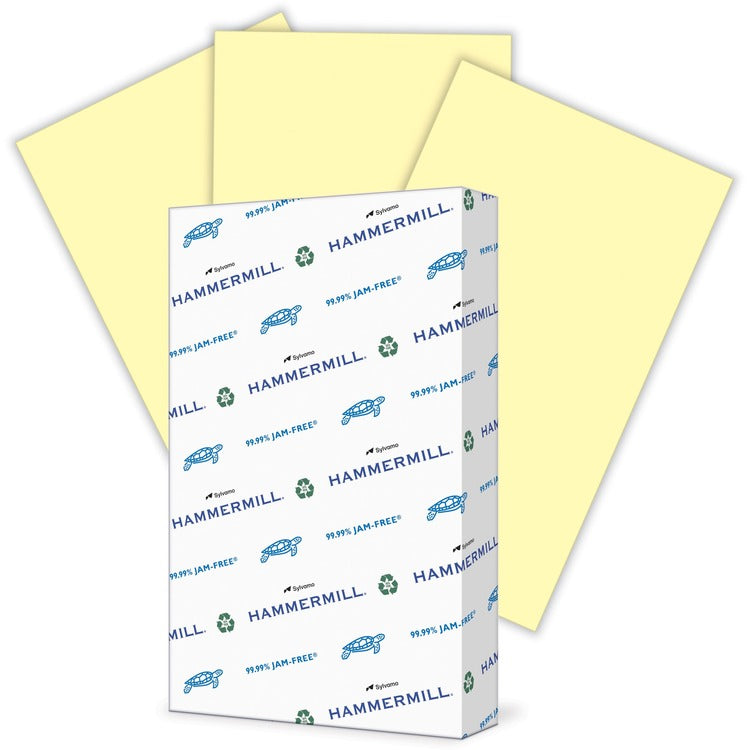 Hammermill Multipurpose Paper, 20lb., 8-1/2" x 14", Canary (HAM103358)