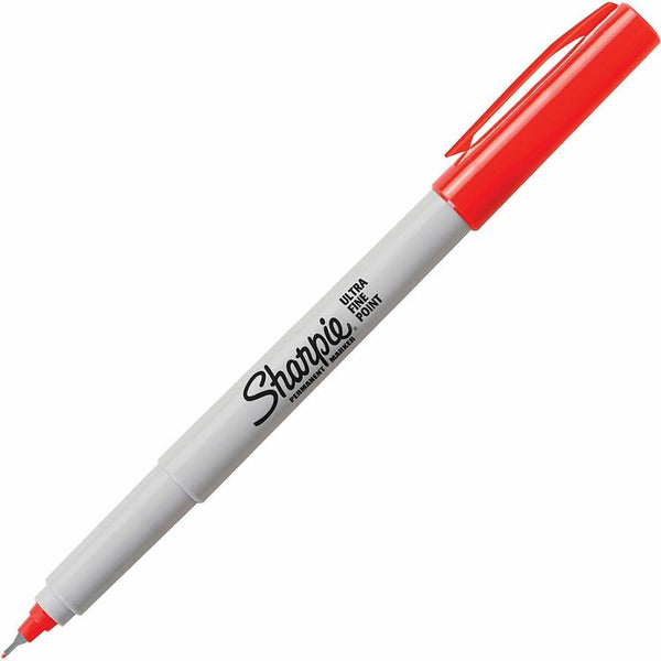 Sharpie Permanent Marker, Ultra-Fine, Red (SAN37122)