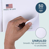 Roaring Spring Unruled Hard Cover Composition Book, 50 Sheets, 100 Pages (ROA77260) Each
