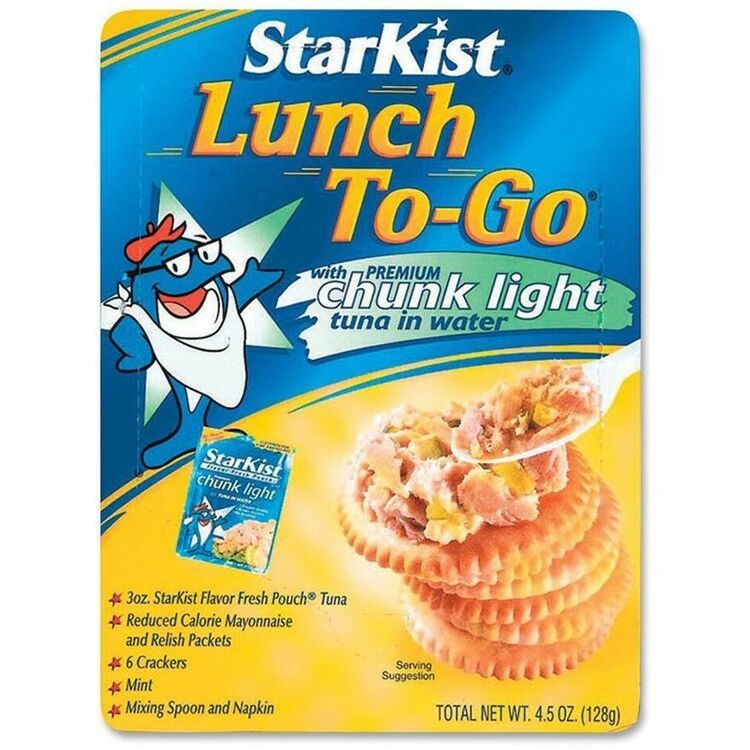 StarKist Lunch To-Go Kit, 3oz. Chunk Light Tuna, 4.5 oz Packs, 12/CT (SKIDEL495430) Case of 12