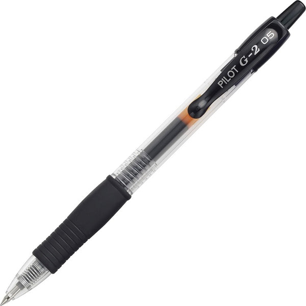 Pilot Gel Pen, Retractable, Refillable, Extra Fine Point, Black (PIL31103)