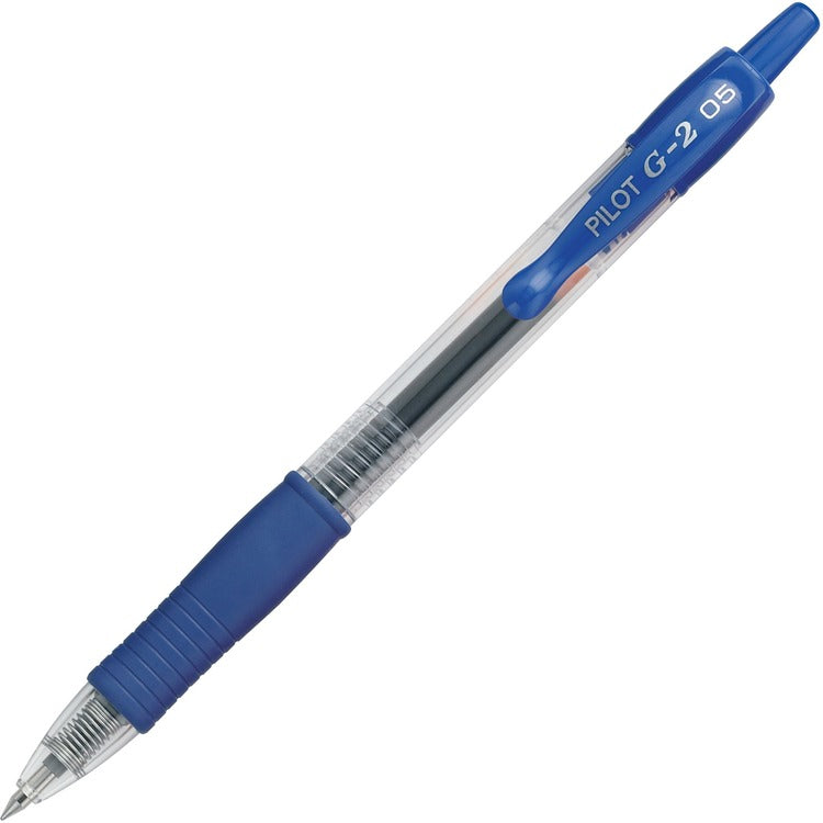 Pilot Gel Pen, Retractable, Refillable, Extra Fine Point, Blue (PIL31104)