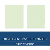 Roaring Spring 5x5 Grid Engineering Pad, 200 Sheets, 400 Pages, Green Paper (ROA95589) Each