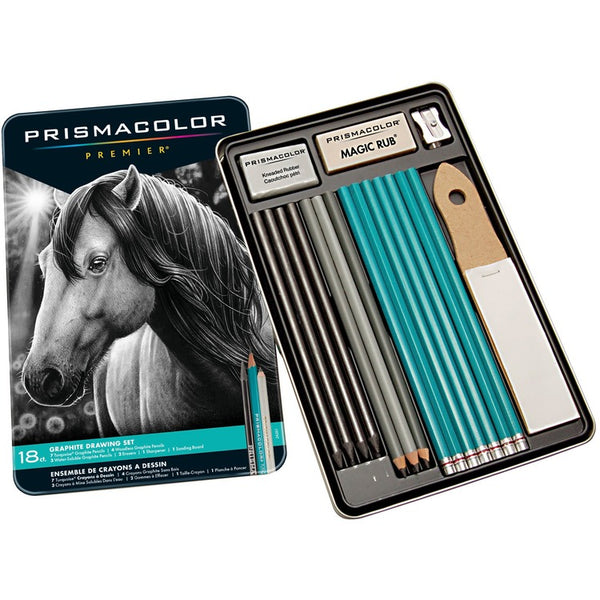 Prismacolor 18 Piece Graphite Drawing Set (SAN24261) Pack of 18