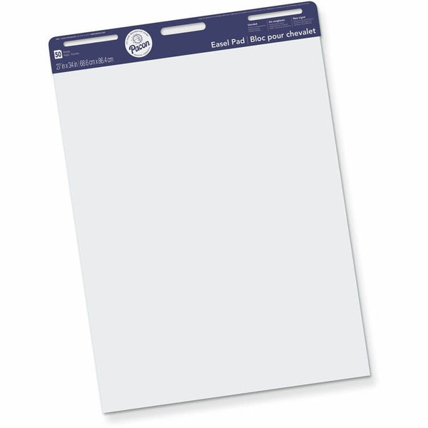 Pacon Easel Pad, Perforated, Unruled, 27x34&quot;, 50 Sheets, White (PAC3385)