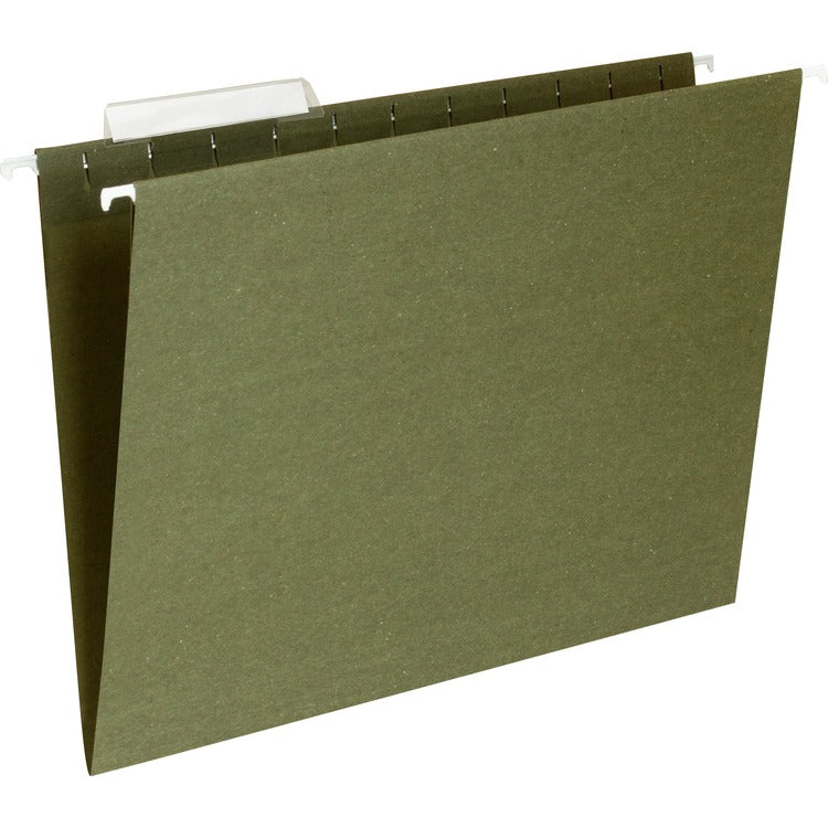 Business Source Hanging Folder, 1/3 Tab Cut, Letter, Standard Green (BSN17532) Box of 25