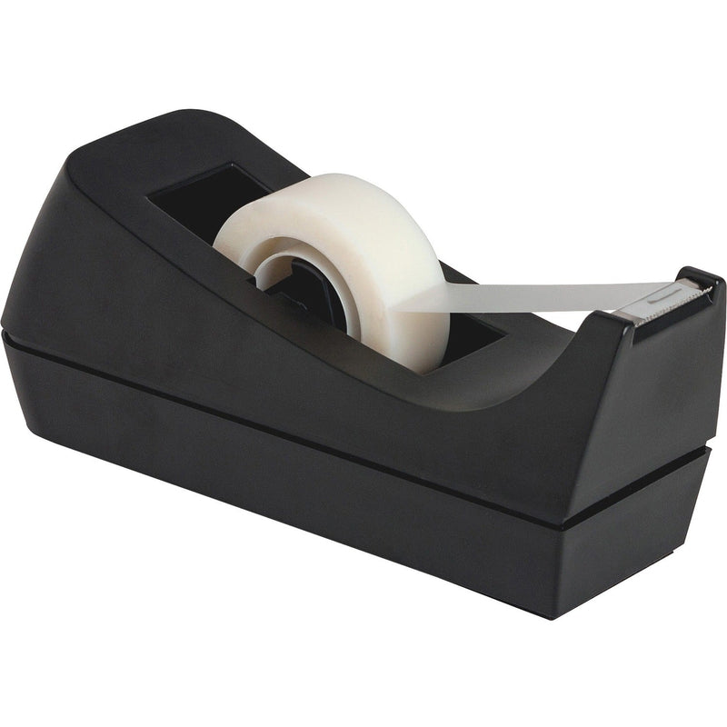 Business Source Tape Dispenser, Desktop, Holds 1/2&quot;-3/4&quot;x36 Yds, 1&quot;Core, BL (BSN32954) Each