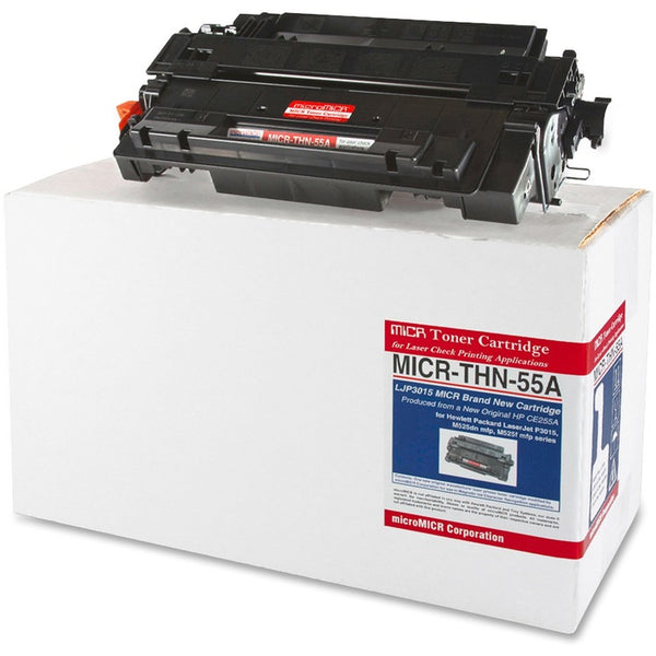 microMICR MICR Toner Cartridge, Alternative for HP 55A, Laser, 6000 Pages, Black, 1 Each (MCMMICRTHN55A)