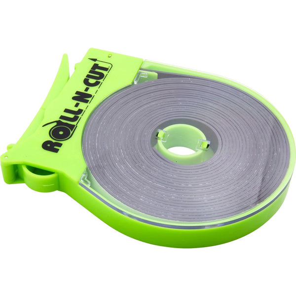 Zeus Magnetic Tape, w/Dispenser, 1/2&quot; x 15', Black Tape/Green Disp. (BAU66021) Each