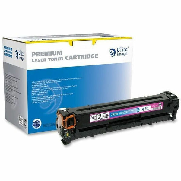 Elite Image Remanufactured Toner Cartridge, Alternative for HP 125A (CB543A), Laser, 1400 Pages, Magenta, 1 Each (ELI75399) Each