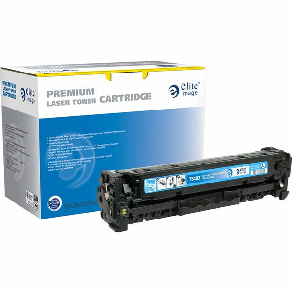 Elite Image Remanufactured Toner Cartridge, Alternative for HP 304A (CC531A), Laser, 2800 Pages, Cyan, 1 Each (ELI75403) Each