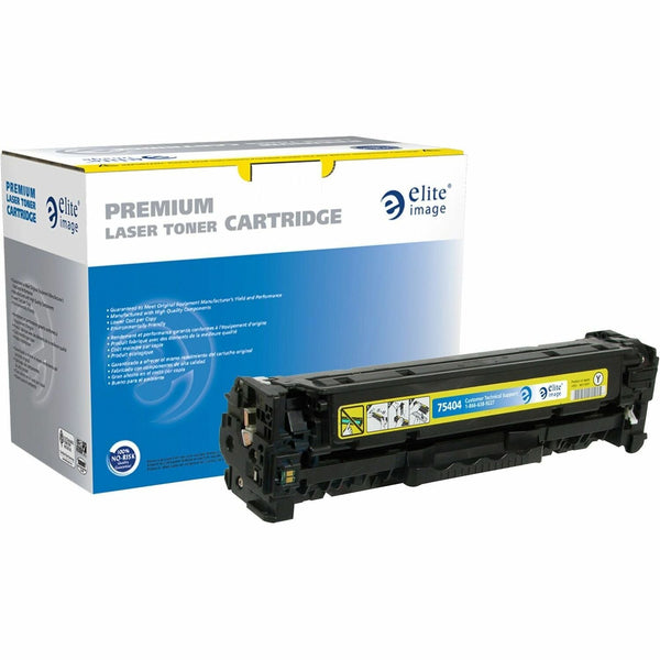 Elite Image Remanufactured Toner Cartridge, Alternative for HP 304A (CC532A), Laser, 2800 Pages, Yellow, 1 Each (ELI75404) Each