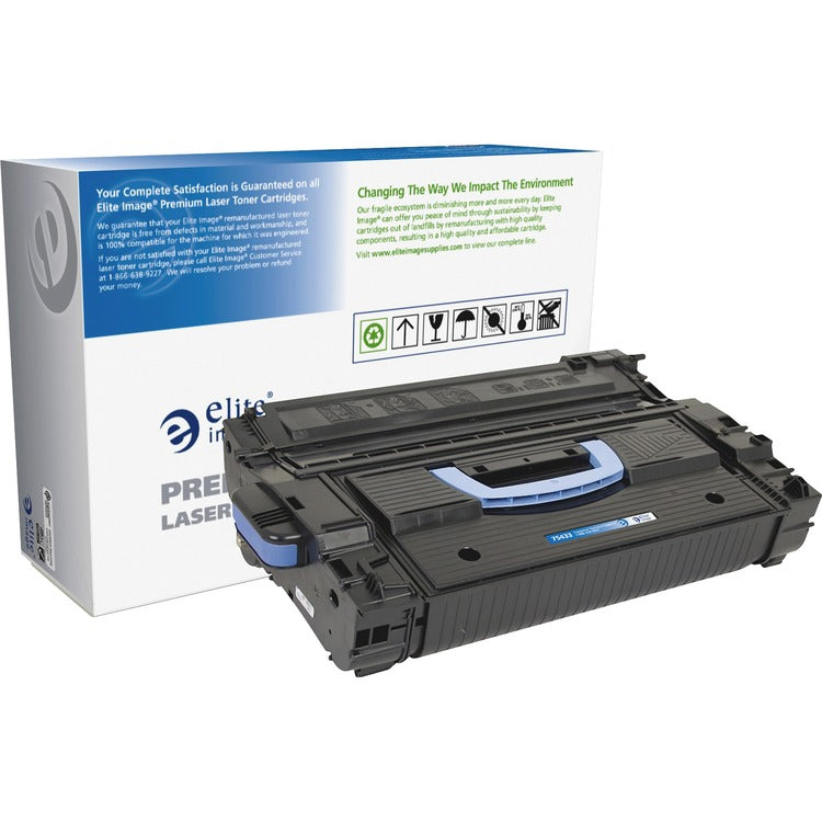 Elite Image Remanufactured MICR Toner Cartridge, Alternative for HP 43X (C8543X), Laser, 30000 Pages, Black, 1 Each (ELI75433) Each