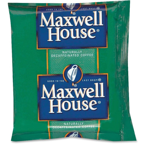 Maxwell House Premeasured Coffee Pack, Decaffeinated, 1.1 oz, 42/CT (KRFGEN390390) Case of 42