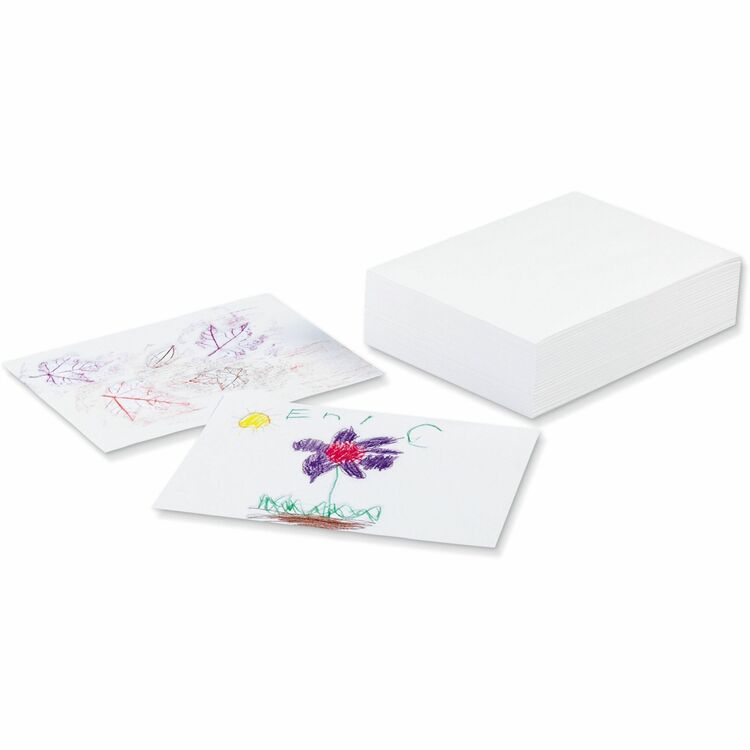 Pacon Drawing Paper, 60lb, 9&quot;x12&quot;, 500 Sheets, White (PAC4719) 1 Ream