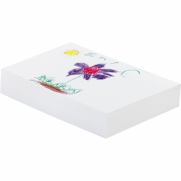 Pacon Drawing Paper, 60lb, 12&quot;x18&quot;, 500 Sheets, White (PAC4722) 1 Ream