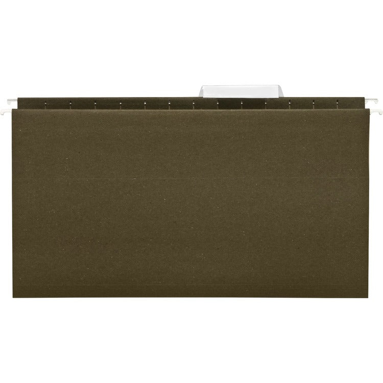Business Source Hanging File Folder, 1/3 Cut, 25/BX, Green (BSN43569) Box of 25