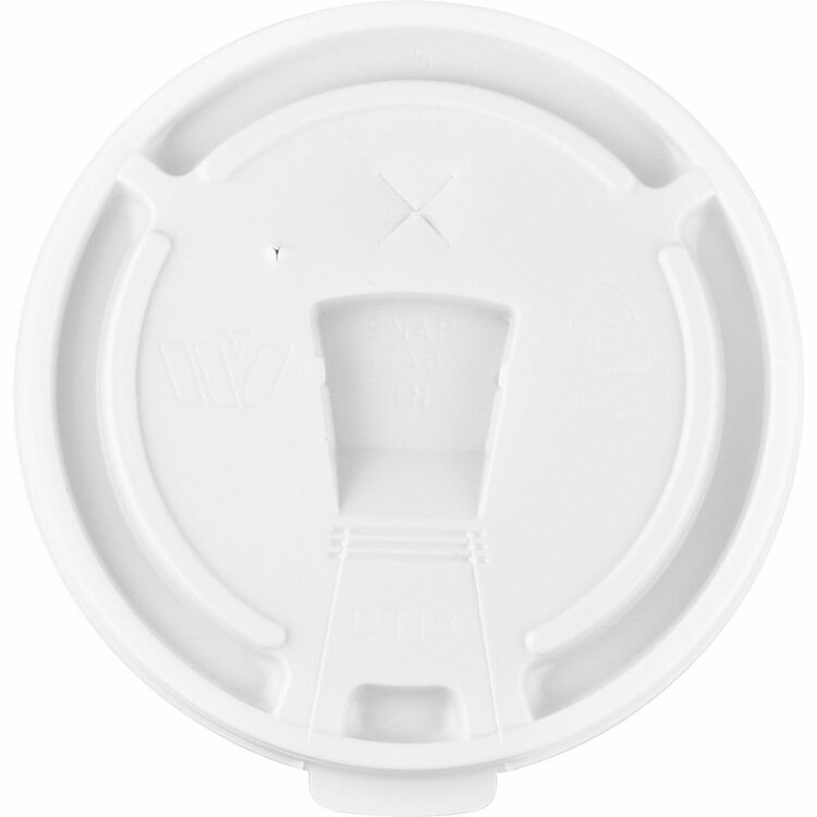Genuine Joe Lids, for Foam Cups, 12-24 oz., 1000/CT, White (GJO58555) Case of 1000