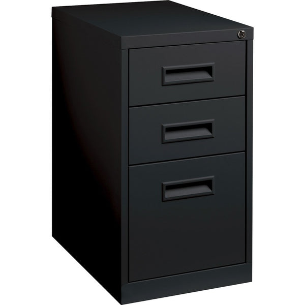 Lorell Box/Box/File Pedestal, 1 Divider, 15&quot;x23&quot;x28&quot;, Black (LLR67737)