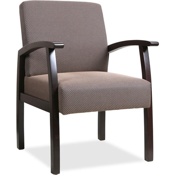 Lorell Guest Chairs, 24&quot;x25&quot;x35-1/2&quot;, Express/Taupe (LLR68554)