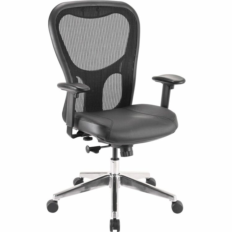 Lorell Executive High-Back Chair, 24-7/8&quot;x23-5/8&quot;x44-1/8&quot;, Black (LLR85036)