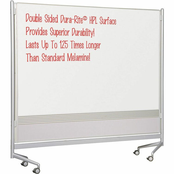 MooreCo Dry Erase Board, 76"x74", Silver Frame (BLT74764) Each