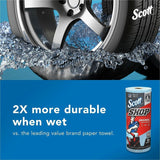 Scott Original Shop Towels, Fresh, 9.40" x 11", 55 Sheets/Roll, Blue, 1 Roll (KCC75147) Each