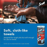 Scott Original Shop Towels, Fresh, 9.40" x 11", 55 Sheets/Roll, Blue, 1 Roll (KCC75147) Each
