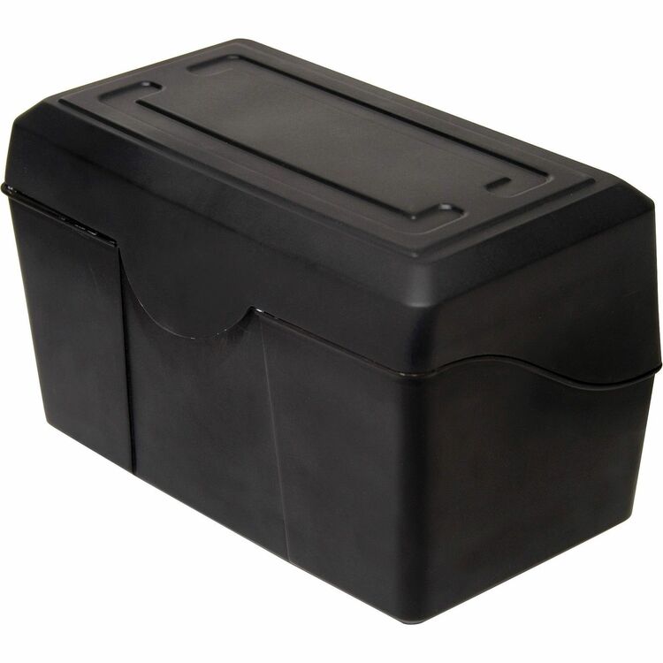 Advantus Index Card Holders, 5&quot;x8&quot;, Black (AVT45003) Each