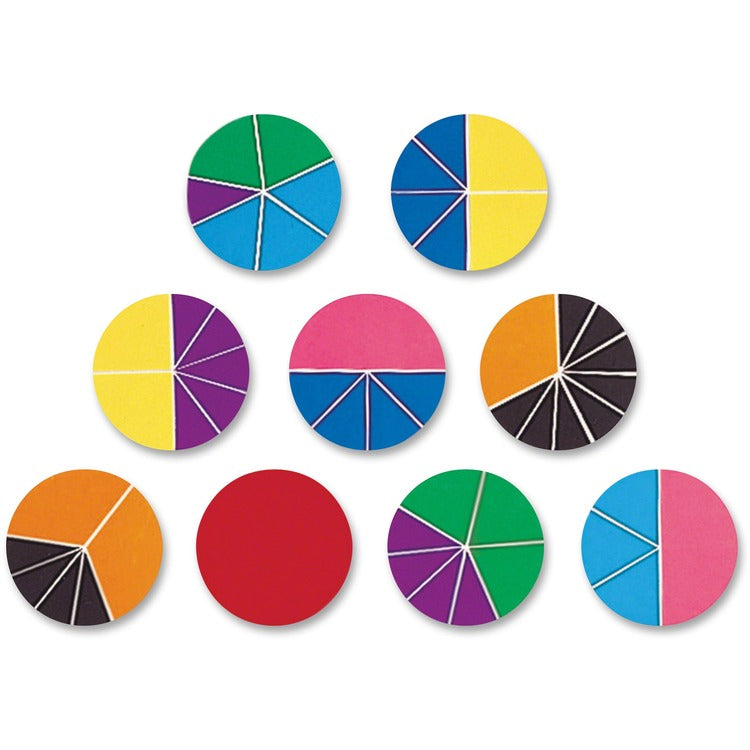 Rainbow Fraction Rainbow Fraction Circles (LRNLER0617) Set of 9