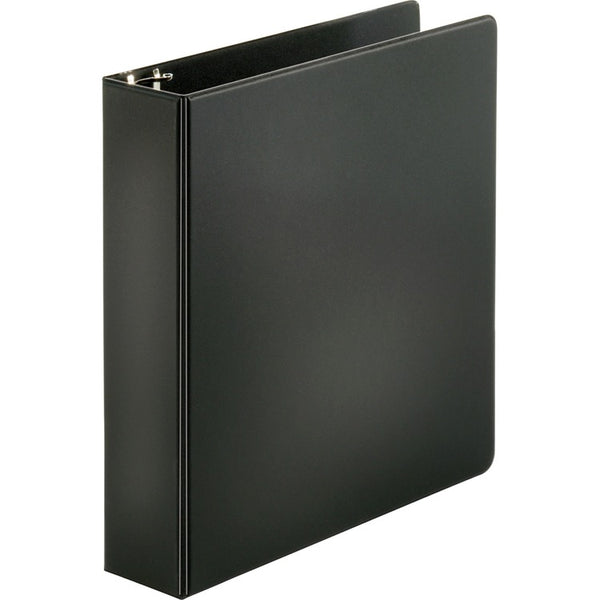 Business Source 35% Recycled Round-ring Binder, 2" Capacity, Black (BSN09977) Each