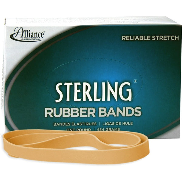 Alliance Rubber Ergonomically Correct Boxed Rubber Bands, Size 107, Approx. 50, 1 lb. Box (ALL25075) 1 Box