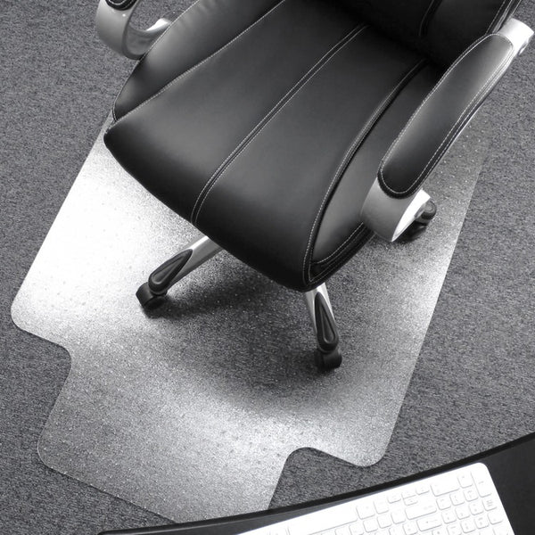 Cleartex Clear Polycarbonate Chair Mat with Lip, 48&quot; x 53&quot; (FLR1113423LR) Each