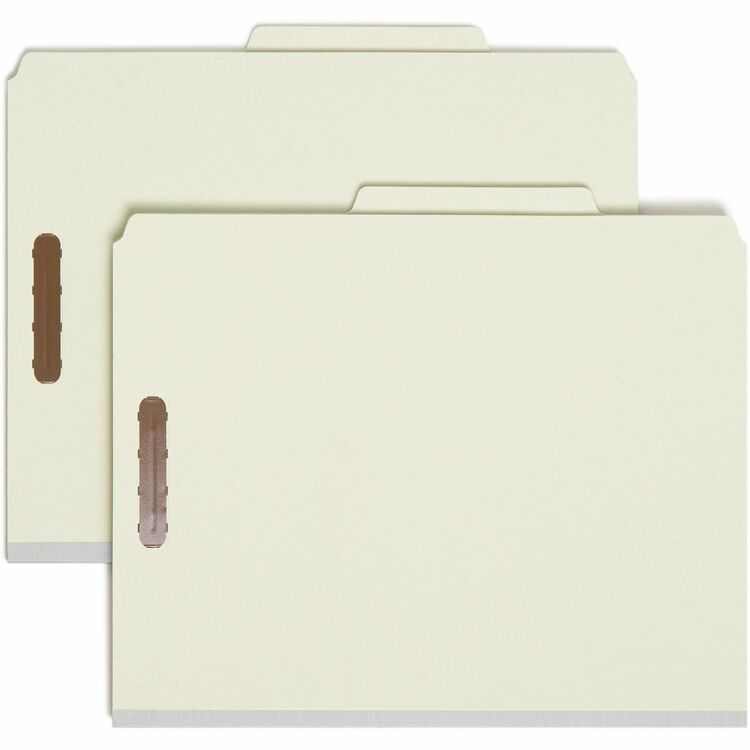 Smead 2/5 Tab Cut Letter Recycled Classification Folder (SMD14023) Box of 10