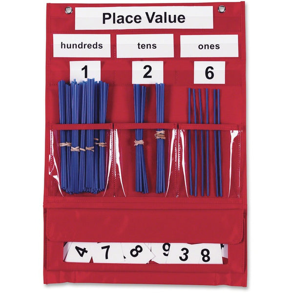 Learning Resources Counting and Place Value Pocket Chart (LRNLER2416) Each