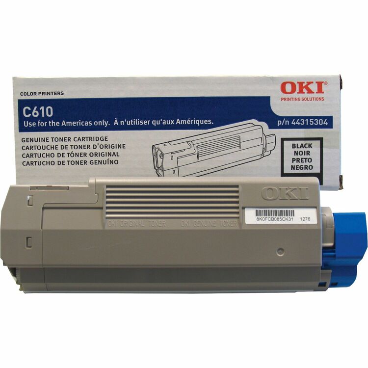 Oki 44315304 Toner Cartridge - Black (OKI44315304) Each