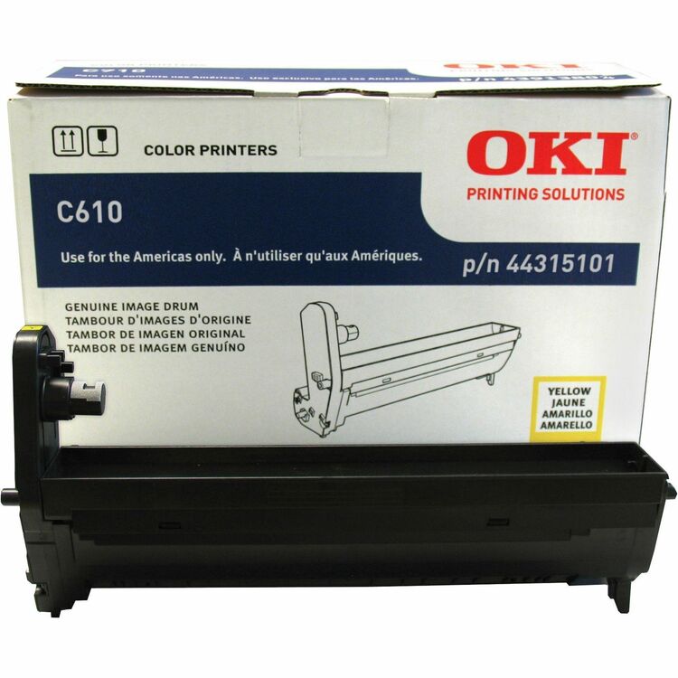 Oki 44315101 Drum, 20,000 Page-Yield, Yellow (OKI44315101)