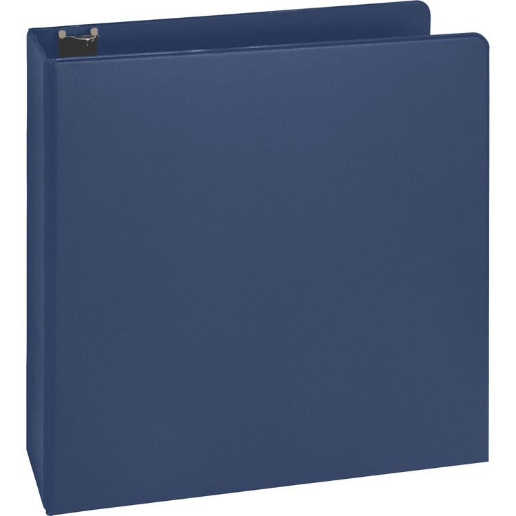 Business Source 35% Recycled Round-ring Binder, 2" Capacity, Blue (BSN16464) Each