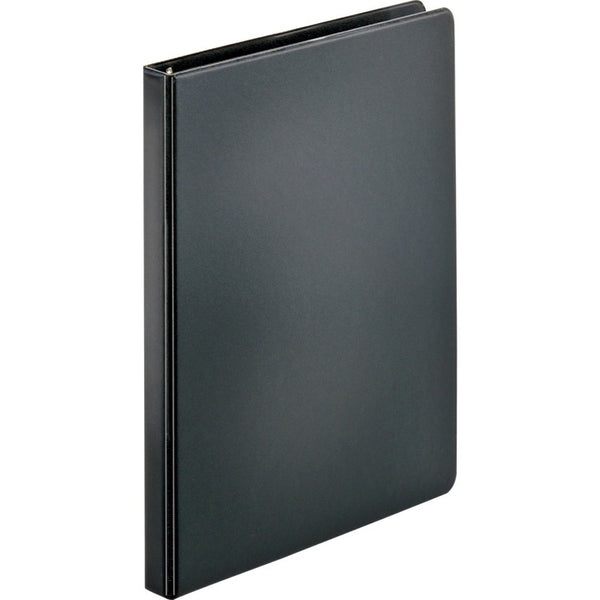 Business Source 35% Recycled Round Ring Binder, 1/2" Capacity, Black (BSN28526) Each