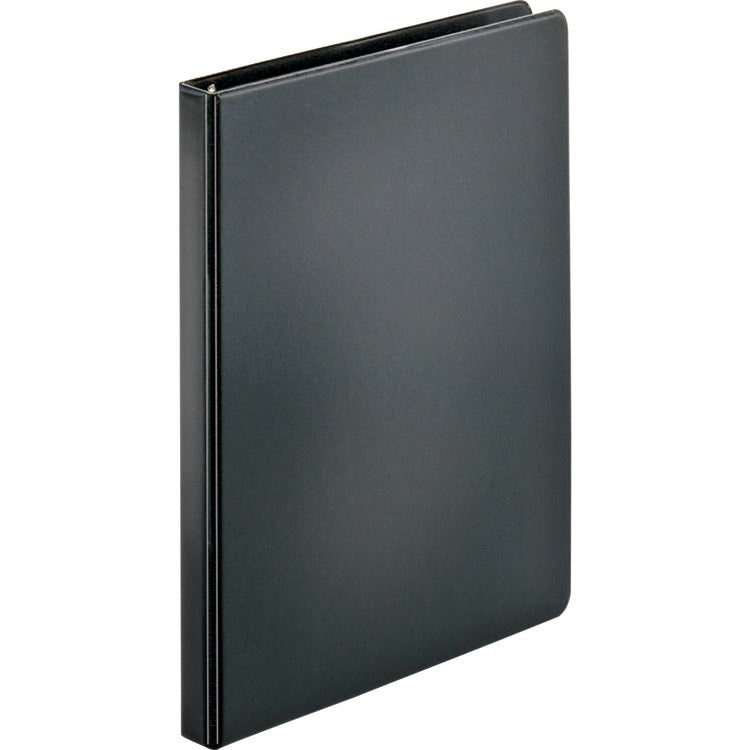 Business Source 35% Recycled Round Ring Binder, 1/2" Capacity, Black (BSN28526) Each
