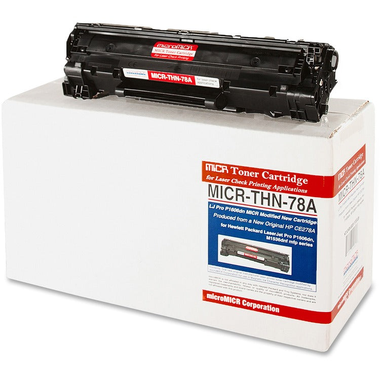 microMICR MICR Toner Cartridge, Alternative for HP, Laser, 2100 Pages, Black, 1 Each (MCMMICRTHN78A)