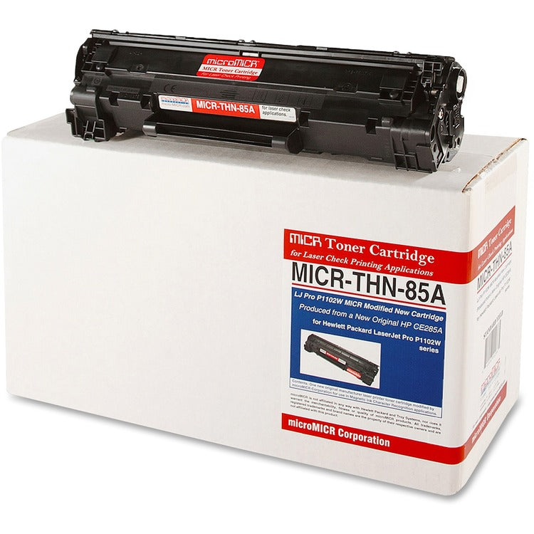 microMICR MICR Toner Cartridge, Alternative for HP, Laser, 1600 Pages, Black, 1 Each (MCMMICRTHN85A)